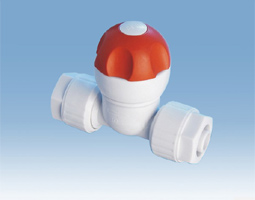 Plastic composite pipe PE-X valve